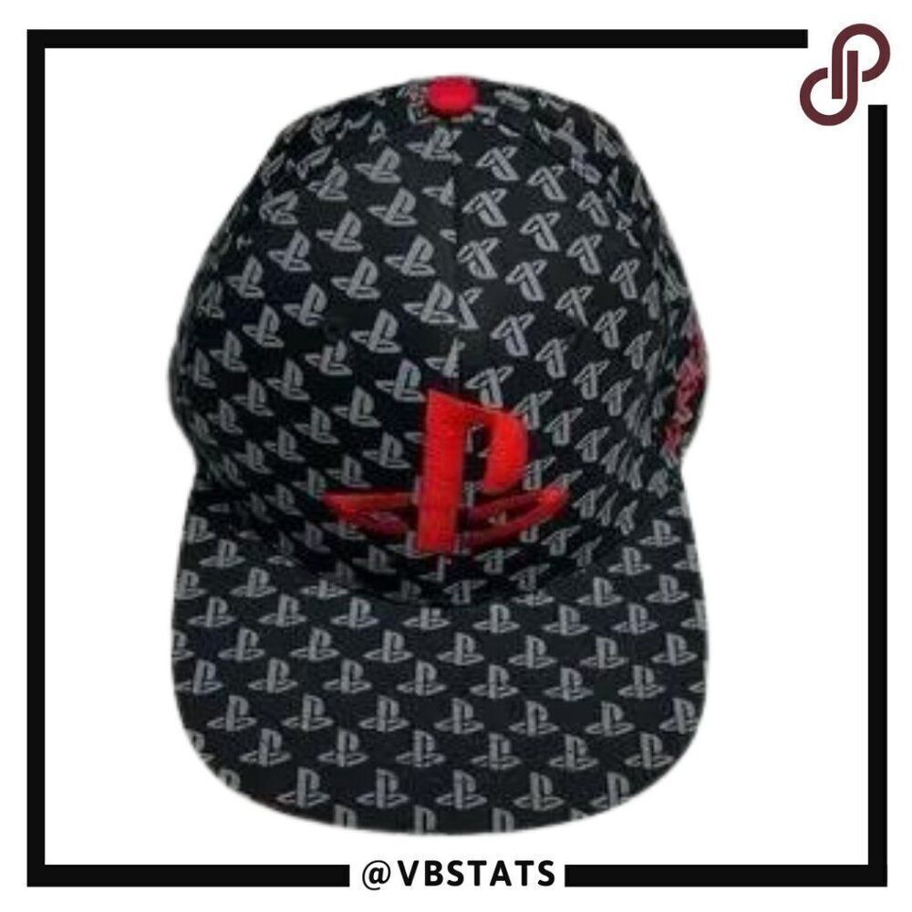 PlayStation‎ Logo All Over Print Baseball Cap - Think Geek